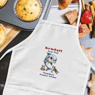 Sous Chef Dolphin Ocean Kitchen Kids' Apron