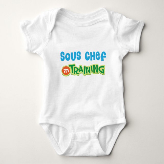 Sous Chef in Training Kids Shirt (Front)