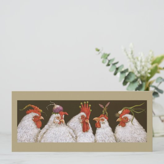 Sous Chefs at the Vegan Cafe' flat card (Standing Front)