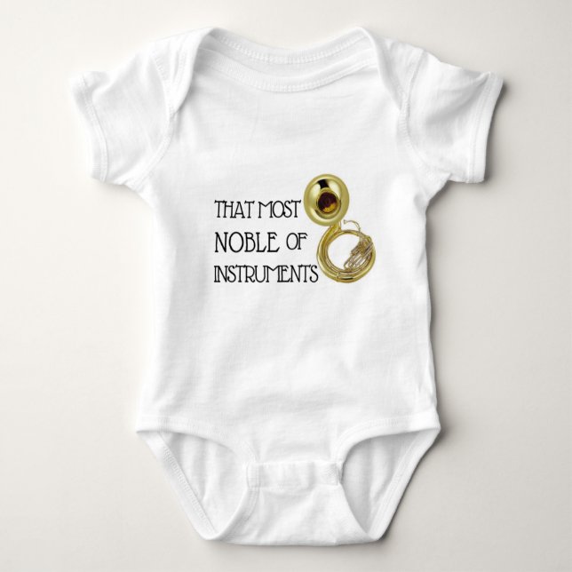 Sousaphone Baby Bodysuit (Front)