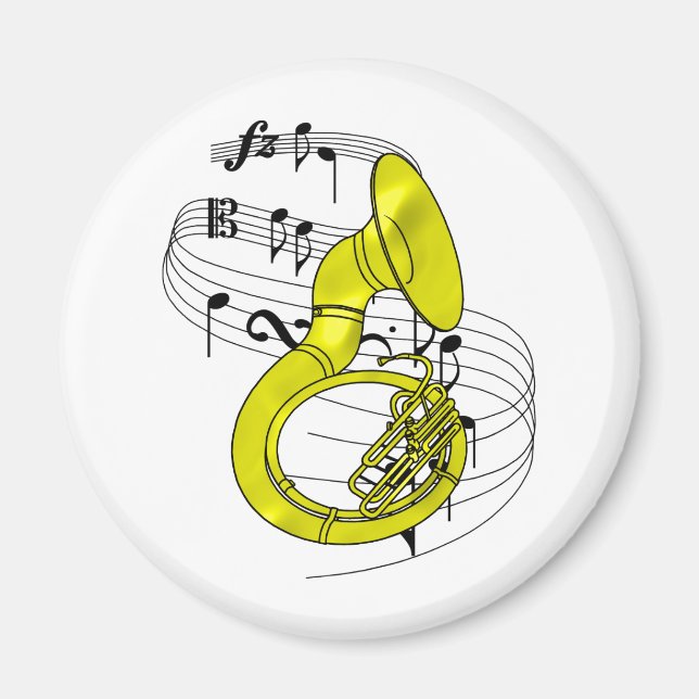 Sousaphone Magnet (Front)