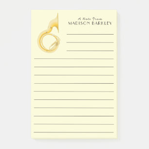 Sousaphone Marching Band Music Teacher Musician Post-it Notes