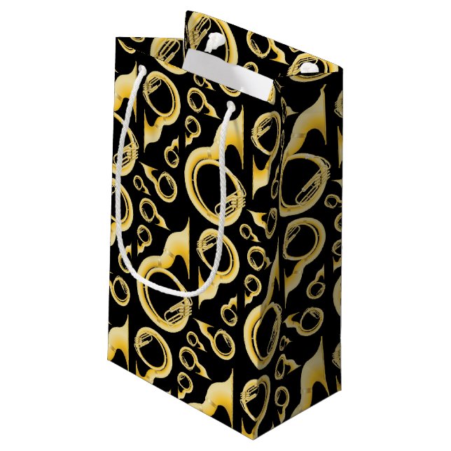 Sousaphone Marching Band Music Teacher Musician Small Gift Bag (Back Angled)
