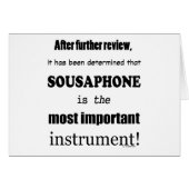Sousaphone Most Important Instrument (Front Horizontal)