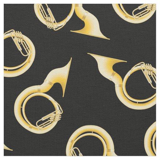 Sousaphone Tuba Music Musician Room Decor Fabric Zazzle