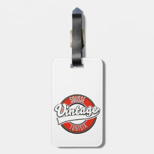 Sousse tunisia vintage style logo luggage tag