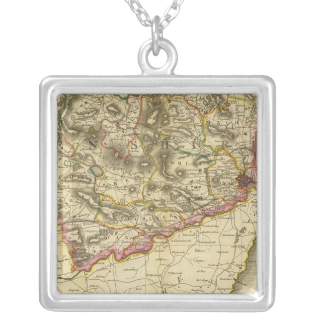 South Aberdeen, Banff Silver Plated Necklace (Front)