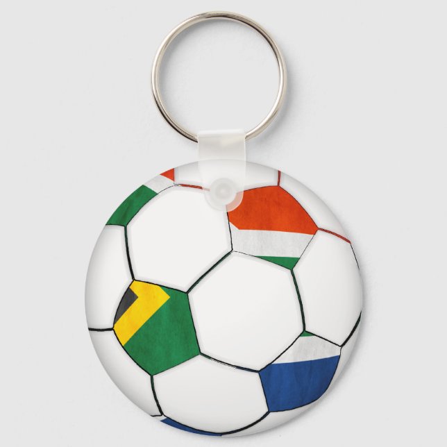 south africa 2010 world cup soccer keychain (Front)