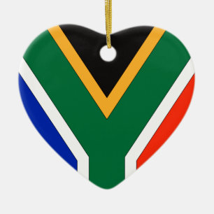 South Africa(2) Ceramic Ornament