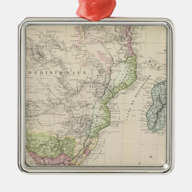 South Africa 4 Metal Ornament (Front)