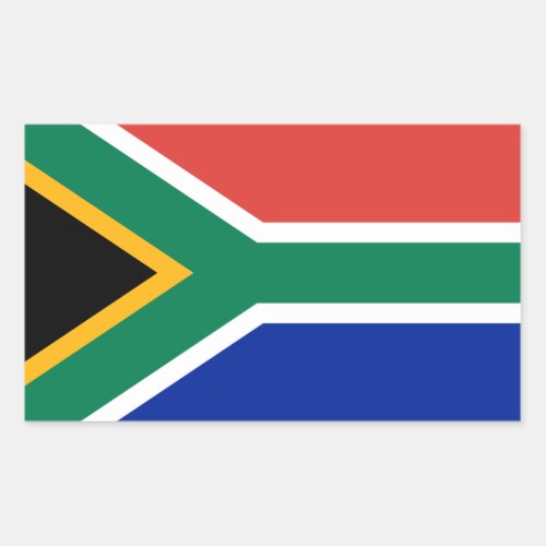 South AfricaAfrican Flag Rectangular Sticker