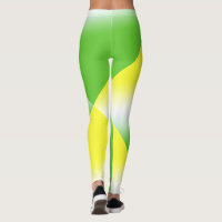 South Africa African green gold Leggings