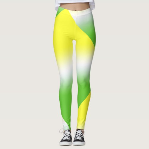 South Africa African green gold Leggings