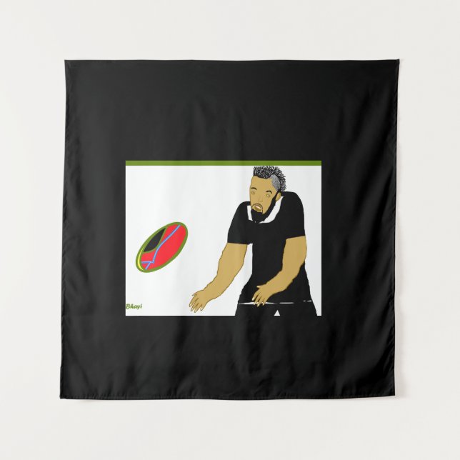 South Africa Art 2023 Rugby World Cup  Tapestry (Front)
