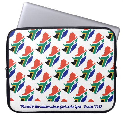 SOUTH AFRICA Blessed Nation Psalm 3312 Laptop Laptop Sleeve