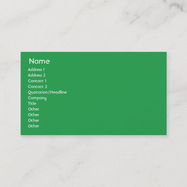 South Africa - Business Card (Front)