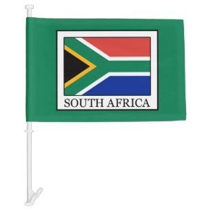 South Africa Car Flag