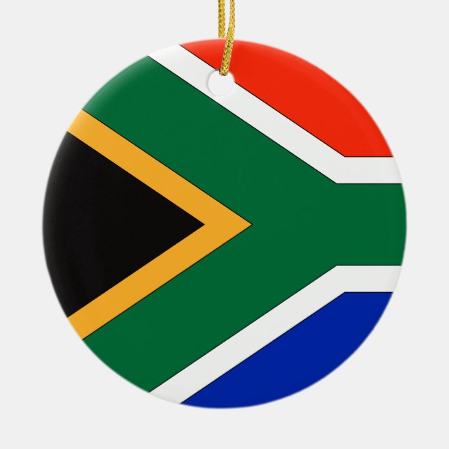 South Africa Ceramic Ornament (Front)