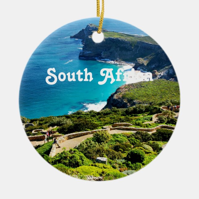 South Africa Ceramic Ornament (Front)