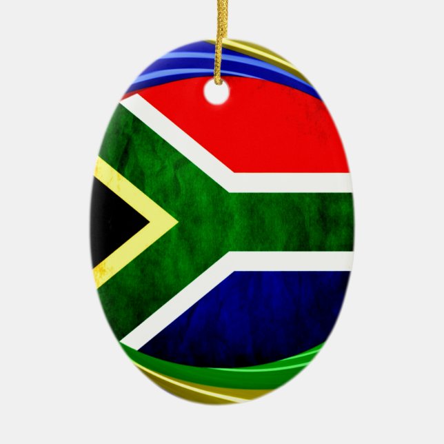 South Africa Ceramic Ornament (Front)