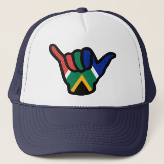 South Africa Chill Out Hand South African Flag Tru Trucker Hat