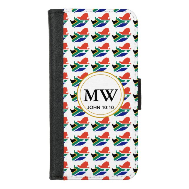 SOUTH AFRICA Christian Abundant Life Samsung iPhone Wallet Case (Front)