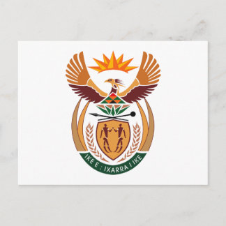 South Africa Coat of Arms Postcard