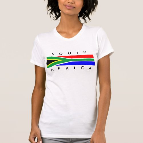 south africa country flag nation symbol name text T_Shirt