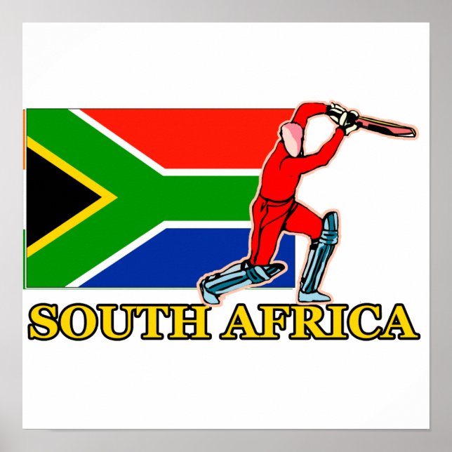 South Africa Cricket Player Poster (Front)