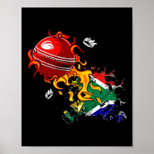 South Africa Cricket Poster