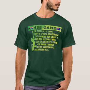 South Africa Cricket Protea 438 Game Nostalgia T-Shirt