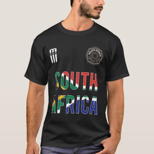 South Africa Cricket T Shirt  2019 Proteas SA Fans