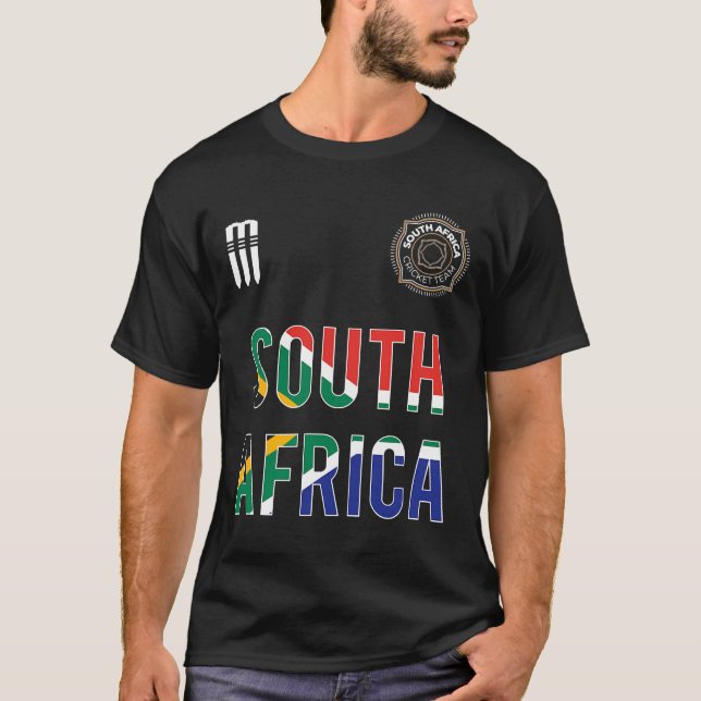 South Africa Cricket T Shirt  2019 Proteas SA Fans (Front)