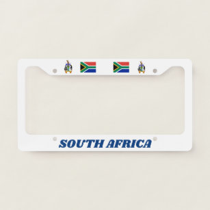 South Africa Customizable License Plate Frame