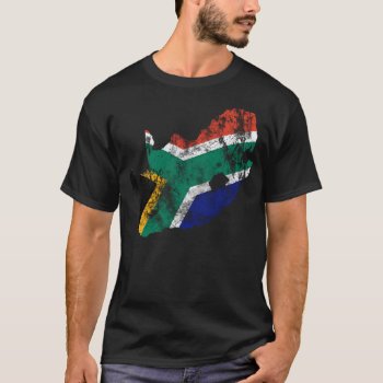 South Africa Distressed Shirt by LifeEmbellished at Zazzle