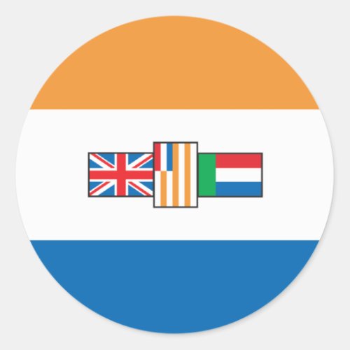 South Africa Flag 1928 Classic Round Sticker