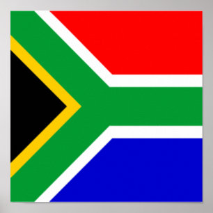 South Africa Flag African Country Home Pride Poster