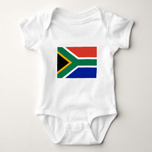 south africa flag baby bodysuit