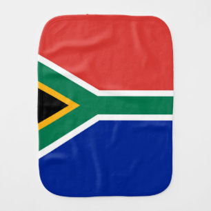 South Africa flag Baby Burp Cloth