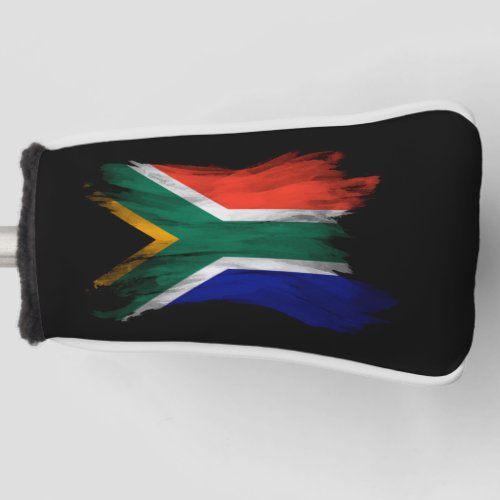 South Africa flag brush stroke national flag Golf Head Cover