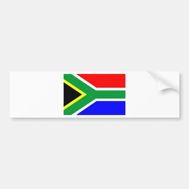 South Africa flag Bumper Sticker (Front)