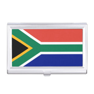 South Africa Flag Business Card Case