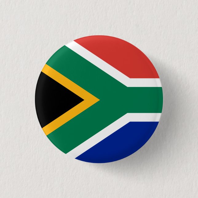 South Africa Flag Button (Front)