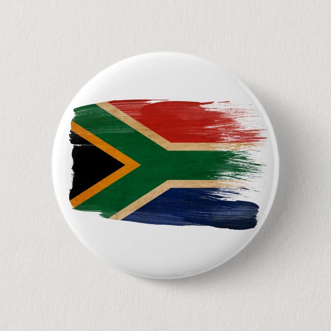 South Africa Flag Button (Front)