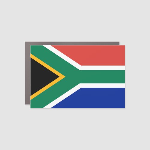 South Africa Flag Car Magnet