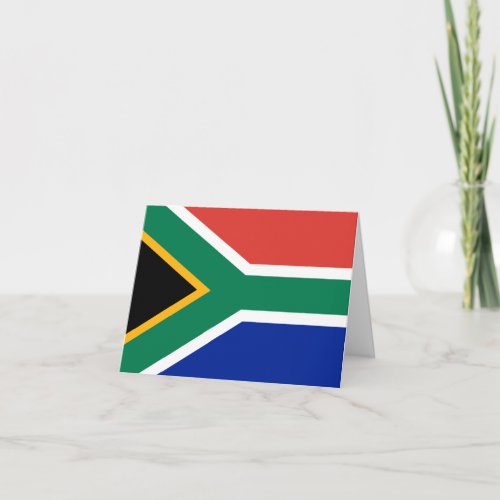 South Africa Flag Card