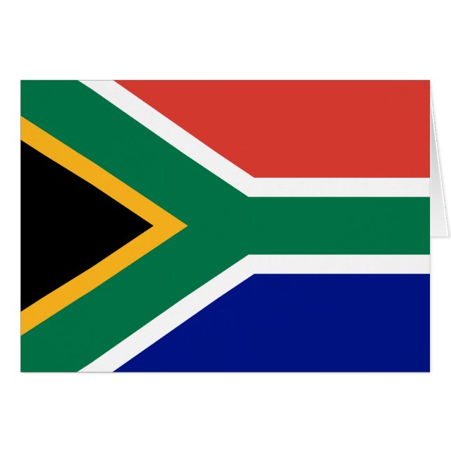 South Africa Flag Cards (Front Horizontal)