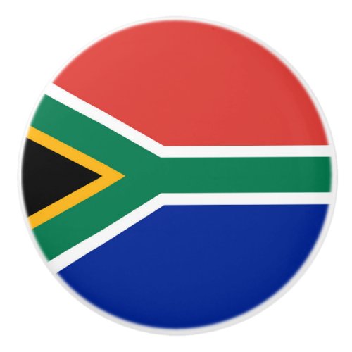 South Africa flag Ceramic Knob