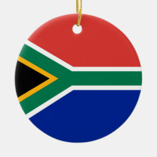 South Africa flag Ceramic Ornament