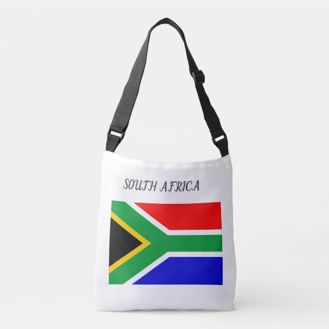 South Africa Flag Crossbody Bag (Front)